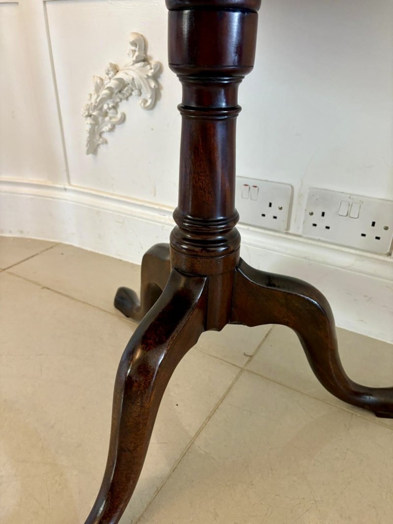 Antique George III Quality Mahogany Lamp/Coffee Table - Image 6